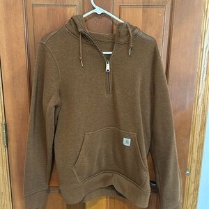 Women’s large brown Carhartt hooded sweatshirt